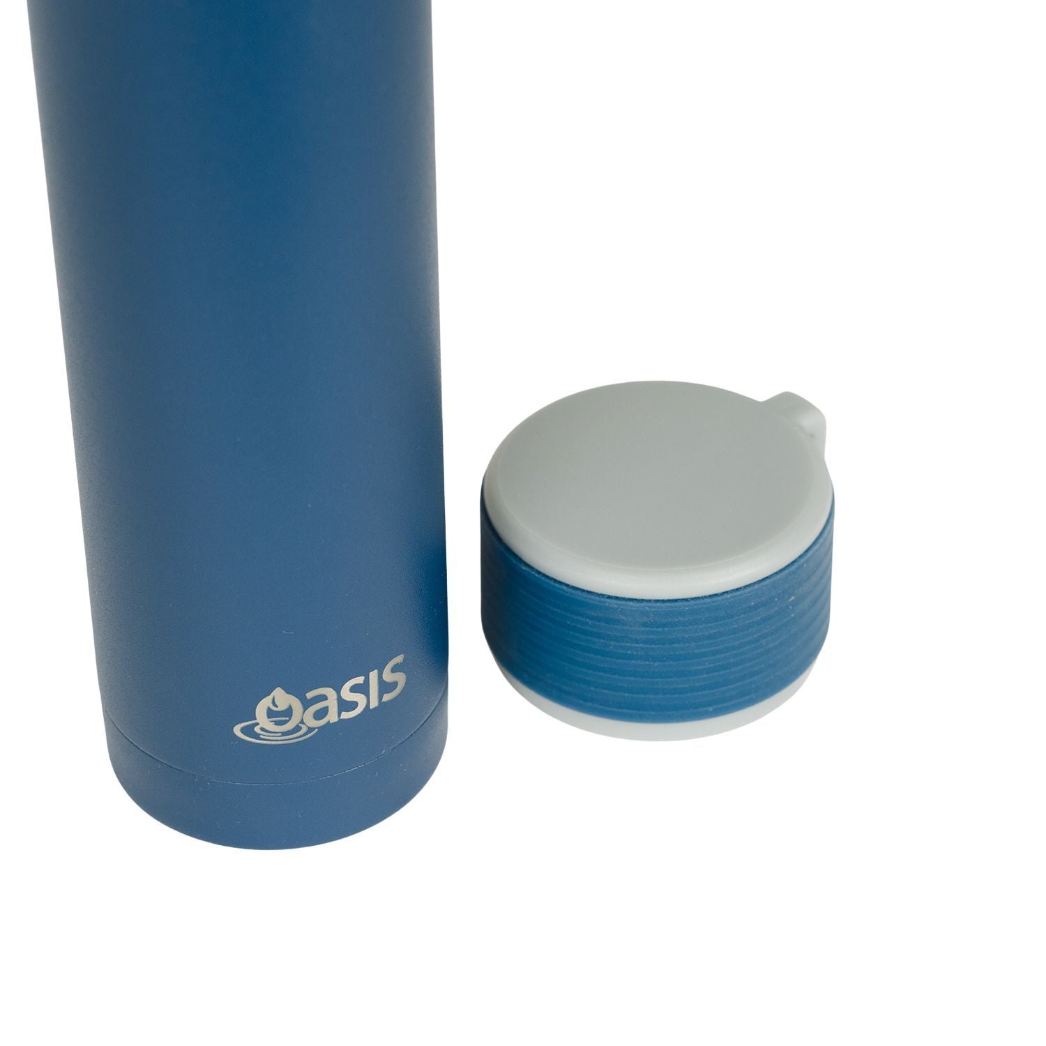 Oasis Skinny Mini Insulated Water Bottle 250ML Matte - Marian Blue (Bright Blue)