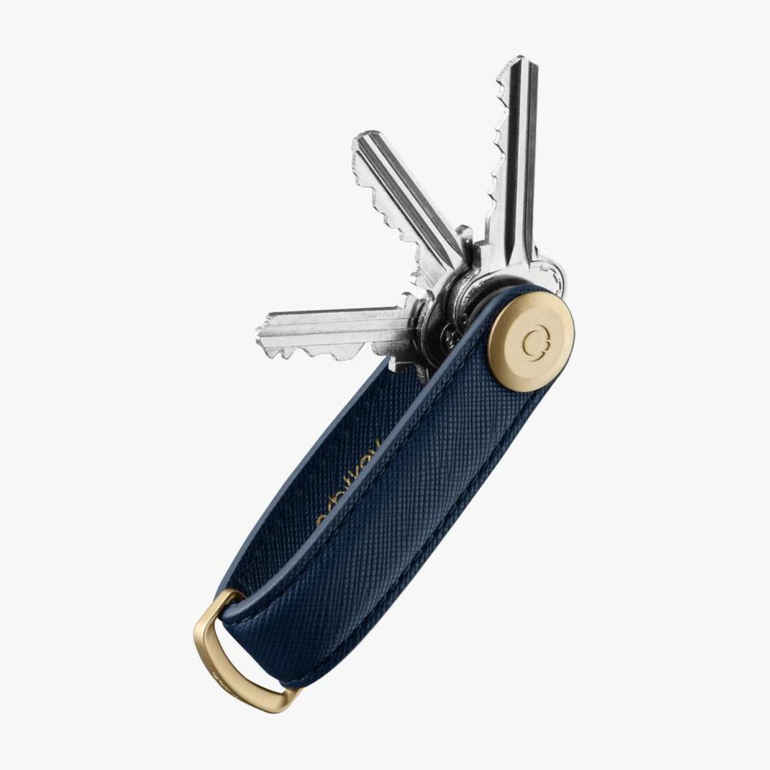 Orbitkey Saffiano Leather Key Organiser (Oxford Navy)