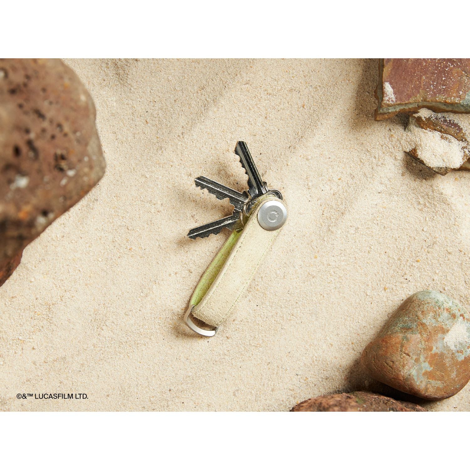 Orbitkey Star Wars Nubuck Leather Key Organiser (Grogu)