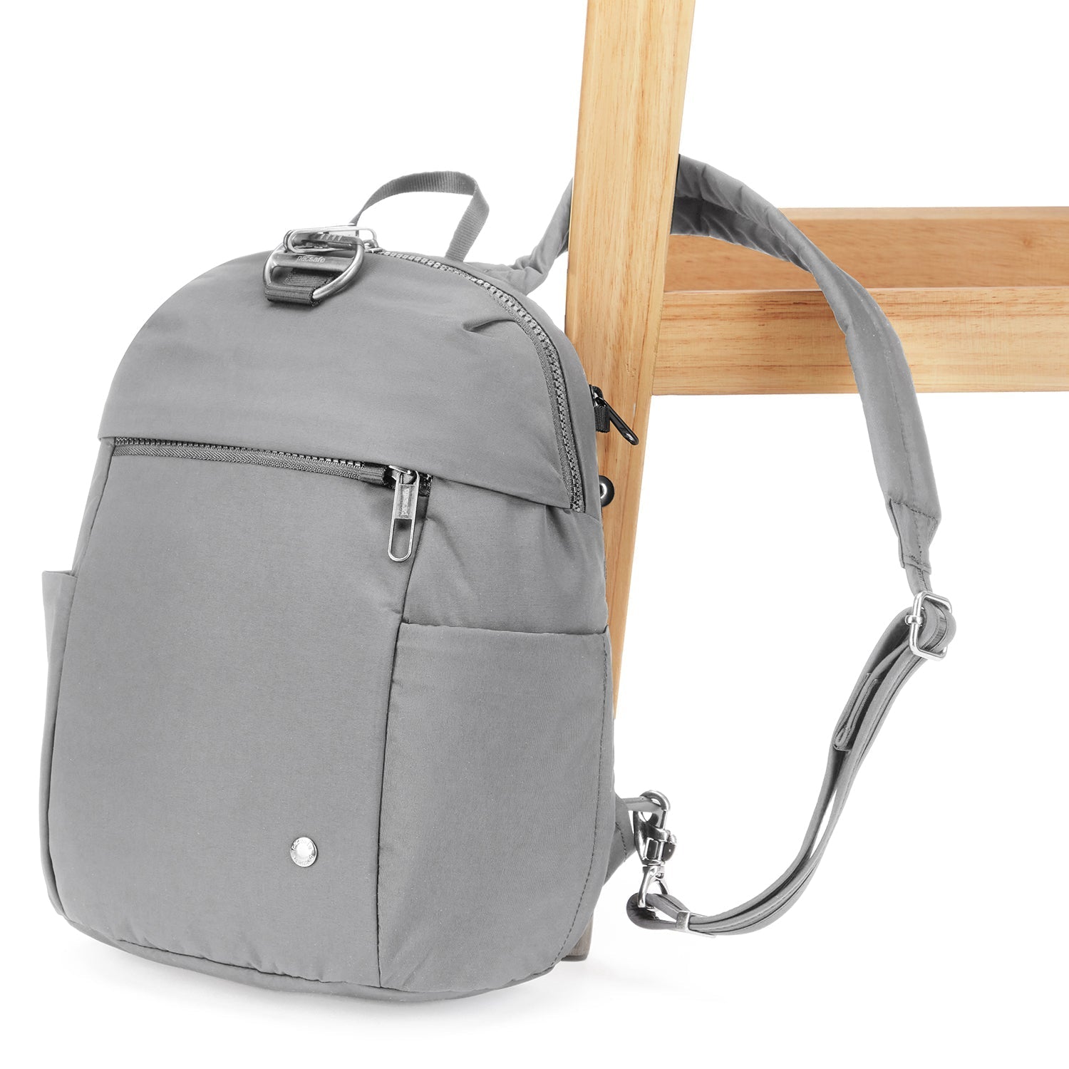 Pacsafe Citysafe CX Anti-Theft 8L Backpack Petite (Econyl Gravity Gray)