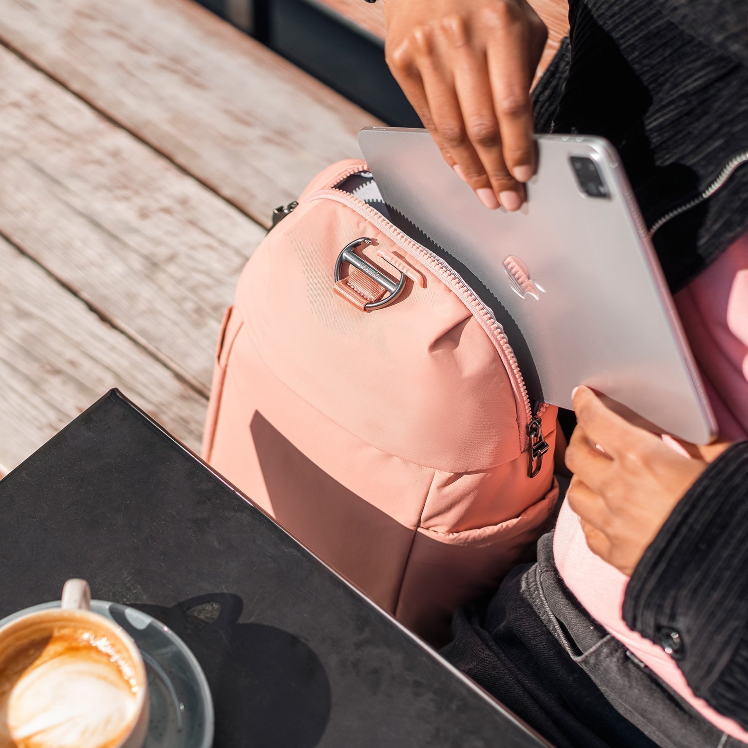 Pacsafe Citysafe CX Anti-Theft 8L Backpack Petite (Econyl Rose)