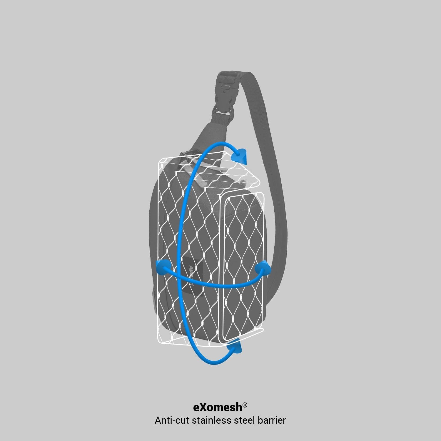 Pacsafe Go Anti-Theft Sling Pack (Fresh Mint)