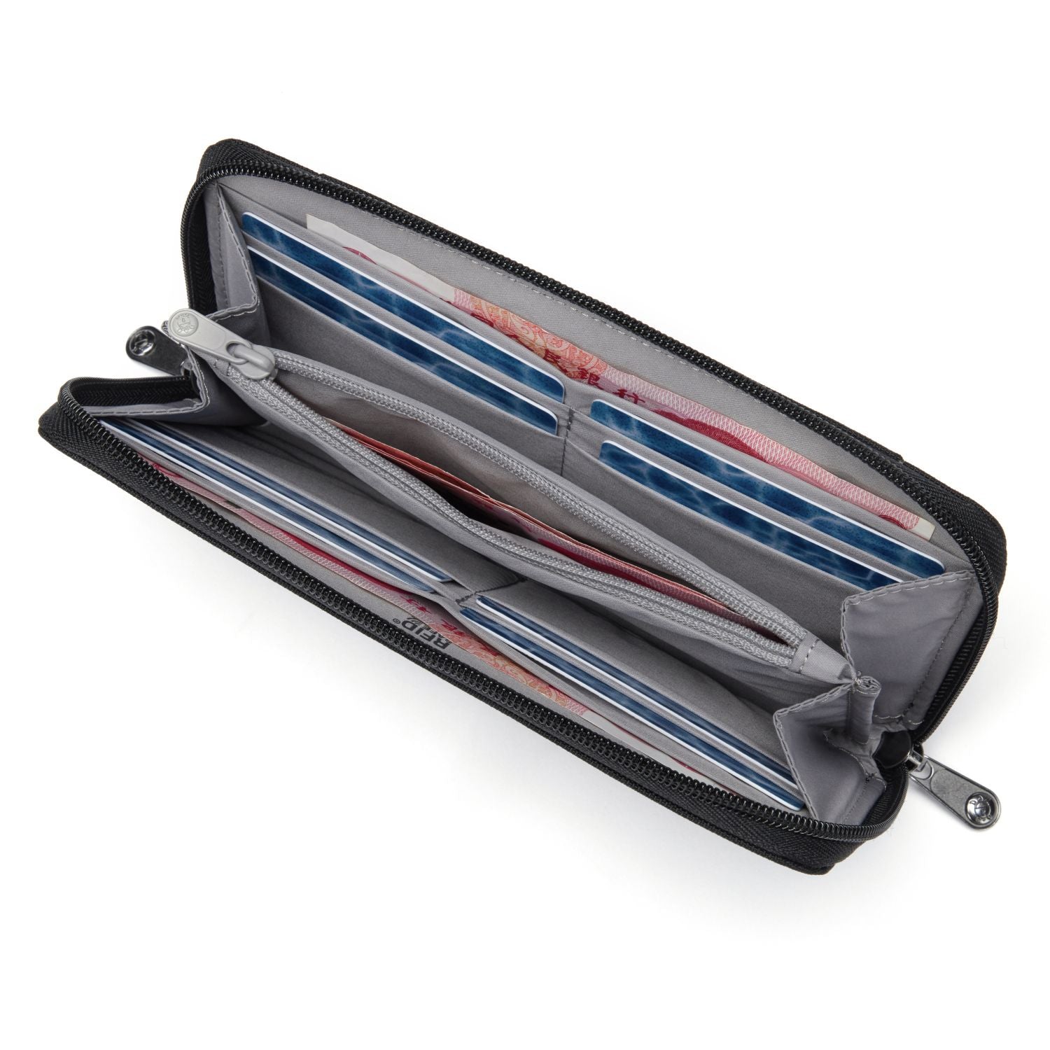 Pacsafe RFIDsafe Continental Wallet - Jet Black