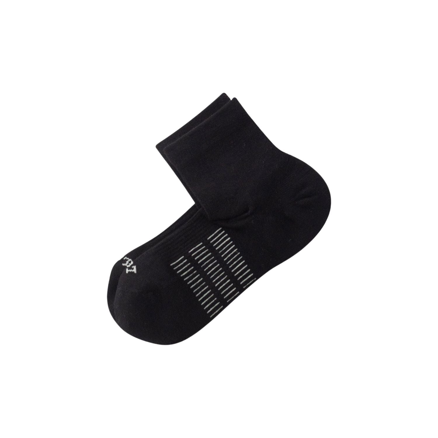Paire Merino Wool-Blend Active Quarter Socks (Black) - S