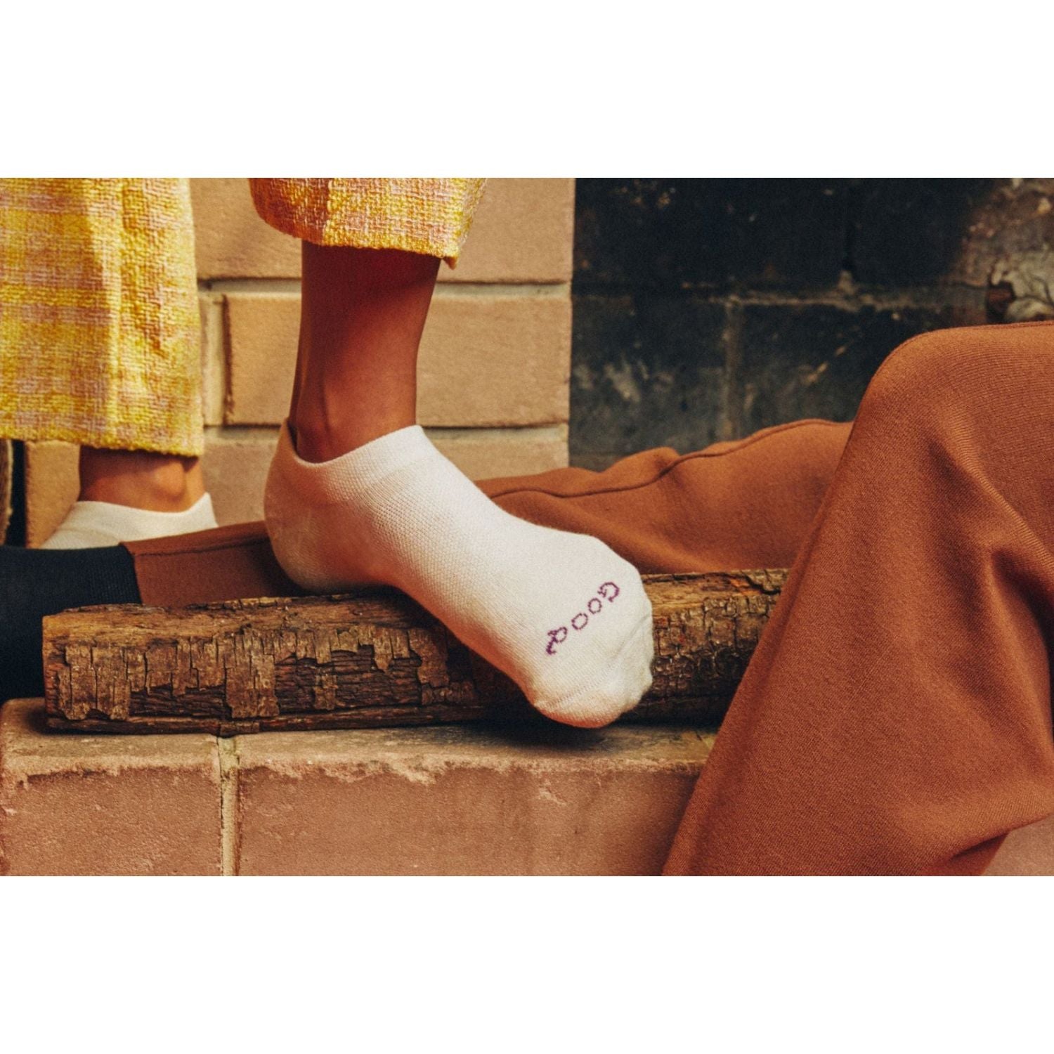 Paire Merino Wool-Blend Ankle Sock (Snow) - S