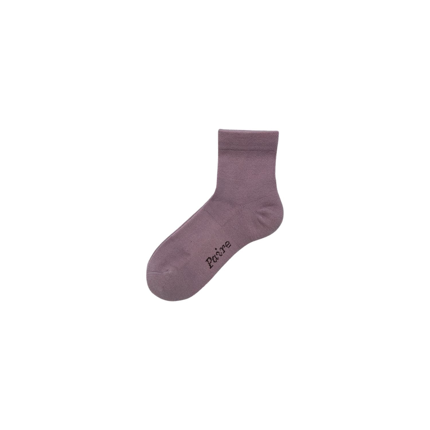 Paire Botanic Merino Wool-Blend Quarter Sock (Lilac) - L