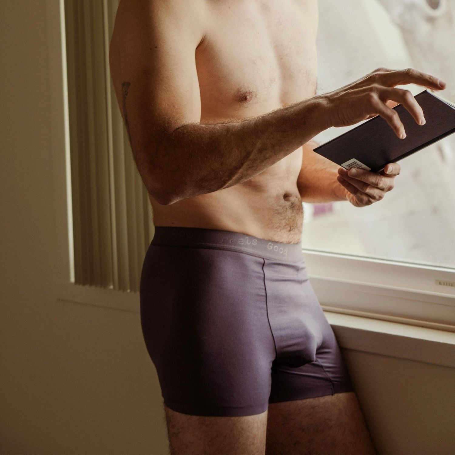 Paire Men's Boxer Trunk Medium (Black)