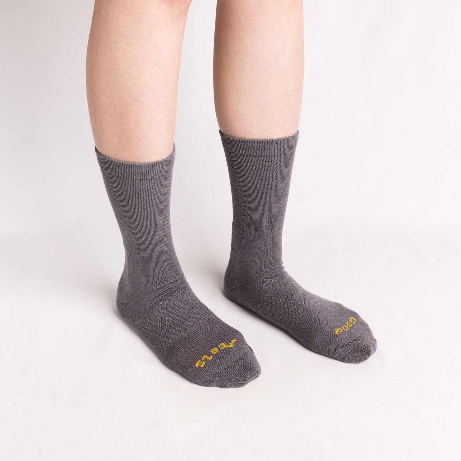 Paire Merino Wool-Blend Calf Sock (Shadow) - M