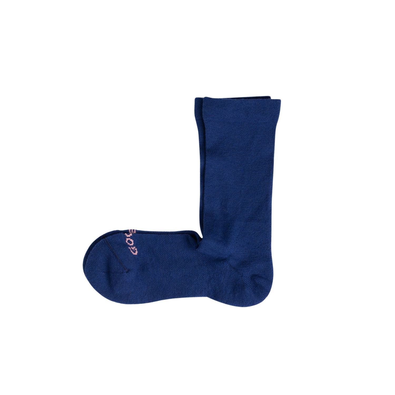 Paire Merino Wool-Blend Loose Top Calf Sock (Stormy Blue) - L