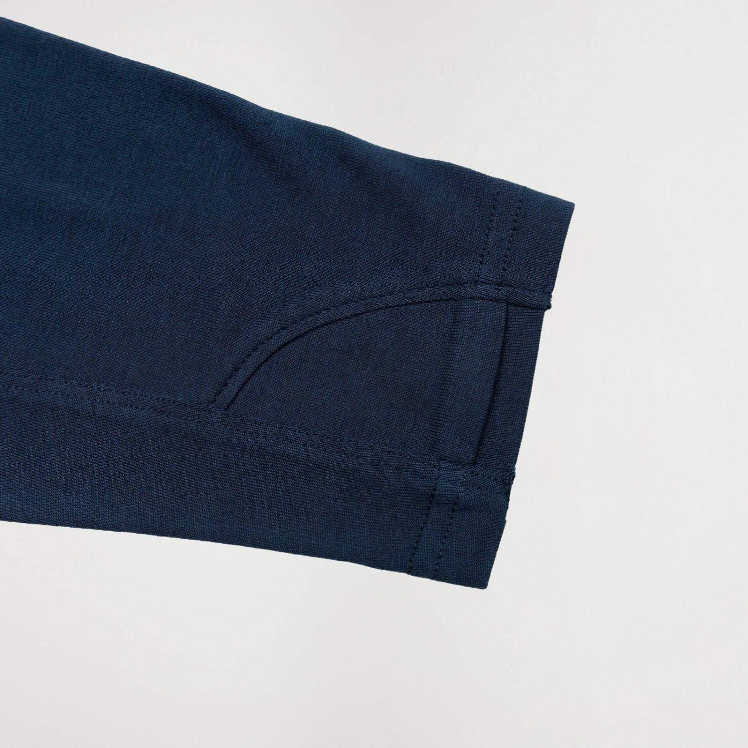 Paire Merino Wool-Blend Unisex Long Sleeve T-Shirt (Navy) - M