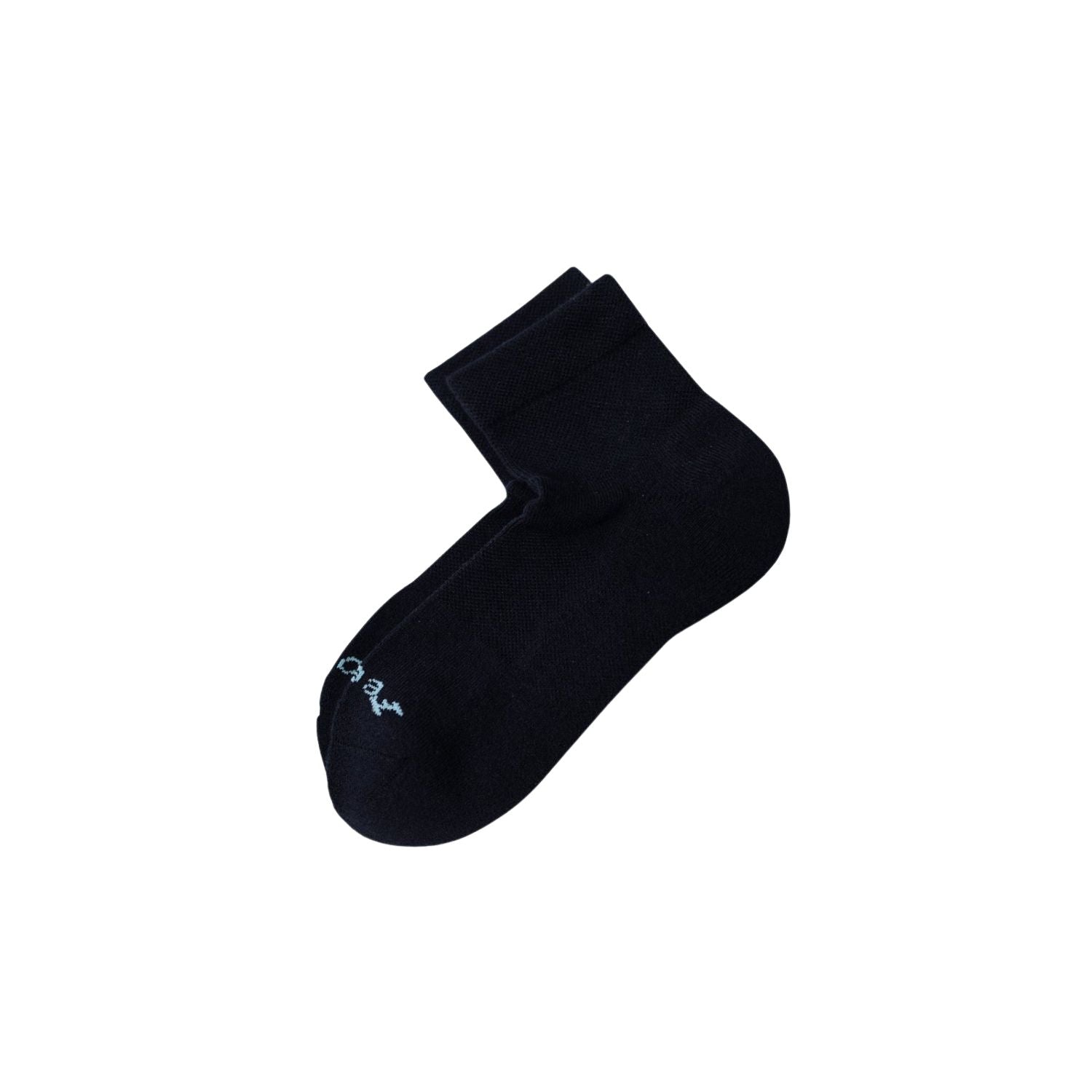Paire Merino Wool-Blend Quarter Sock (Black) - M