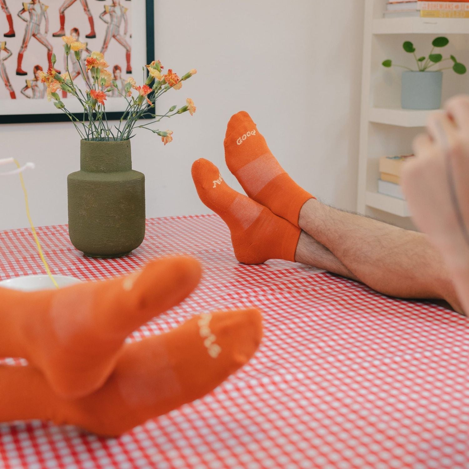 Paire Merino Wool-Blend Quarter Sock (Fog) - S