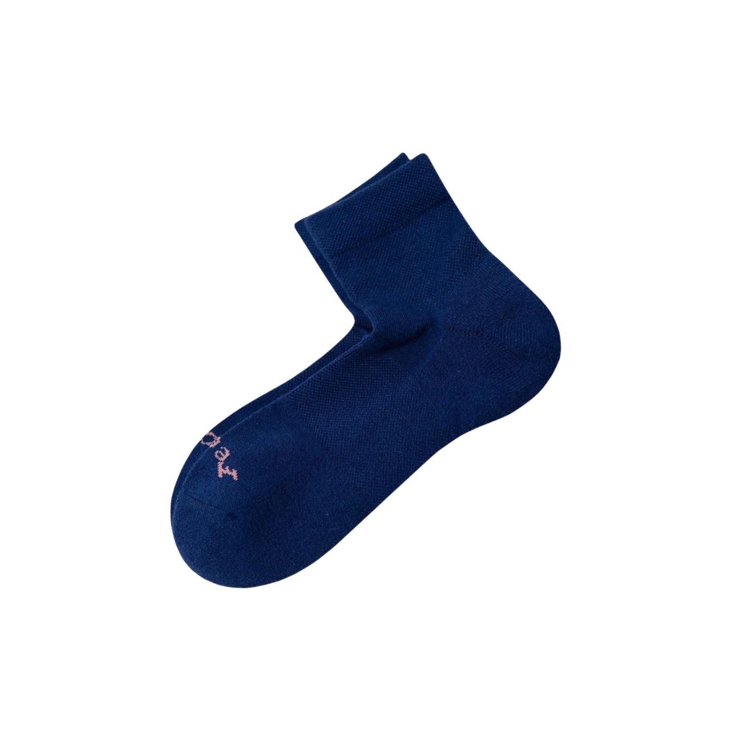 Paire Merino Wool-Blend Quarter Sock (Stormy Blue) - L