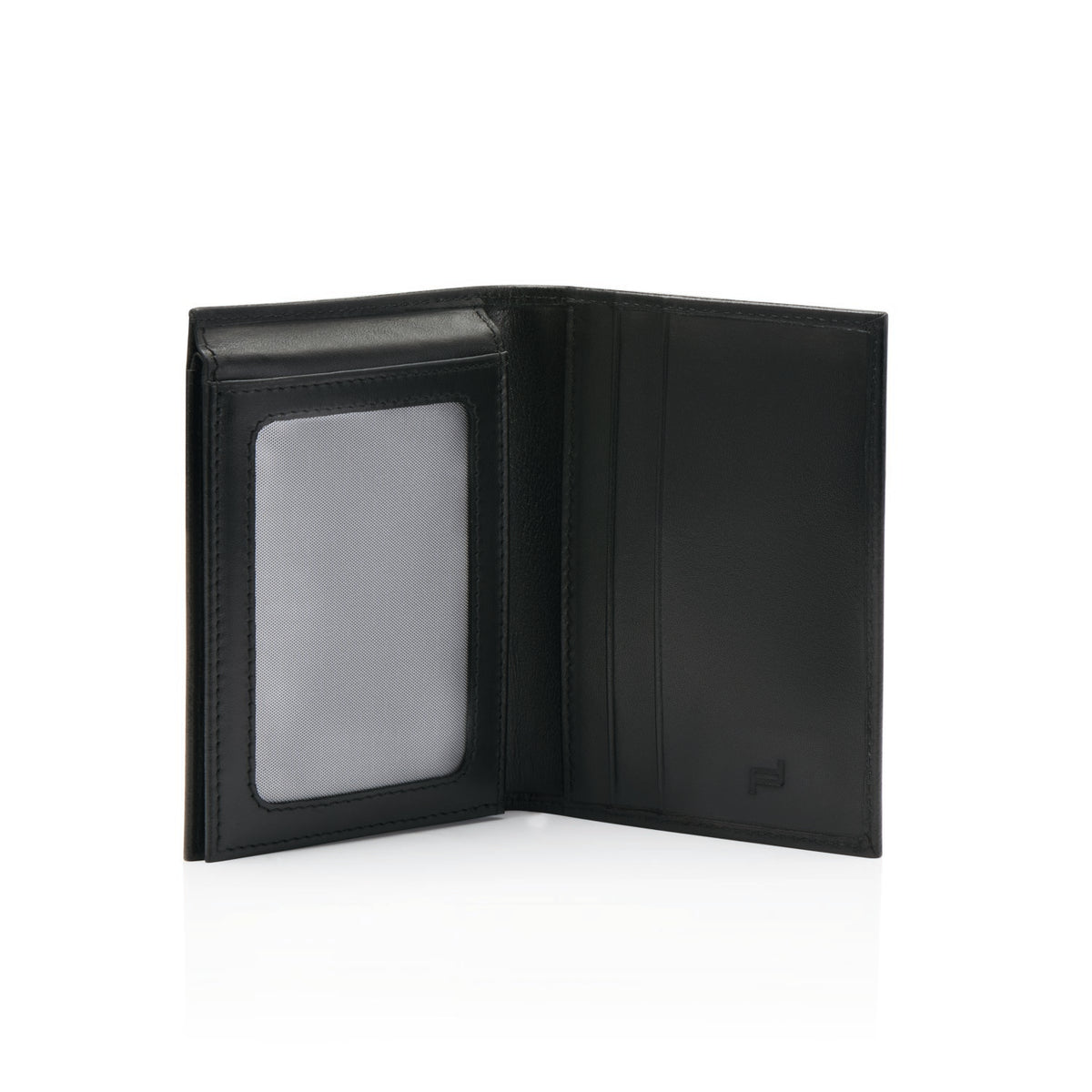 Porsche Design Portachiavi Classic Key Case L - Pelle Nera A Forma Di Portamonete
