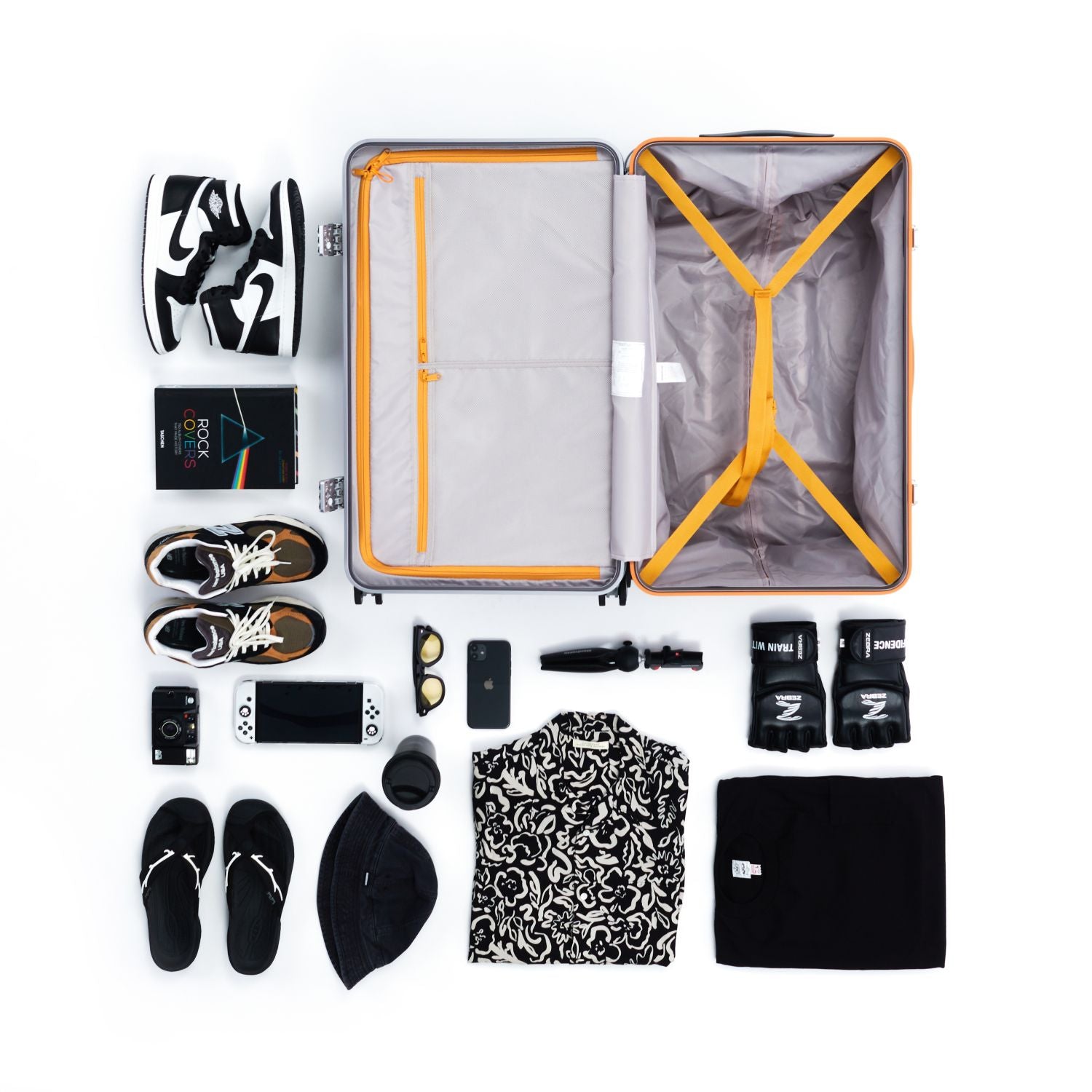 RAWROW R Trunk Aluminium 108L/28'' Large Luggage (Space Gray)