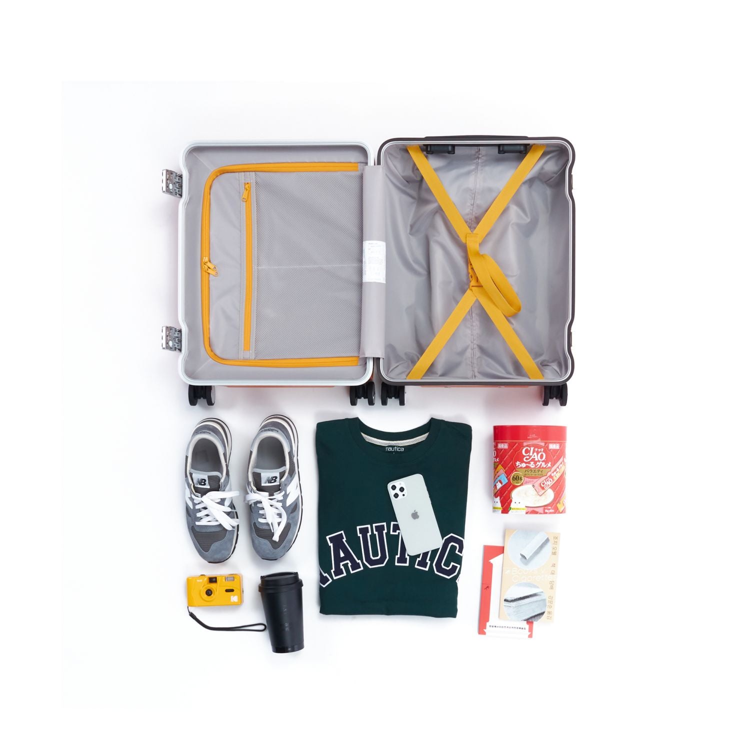 RAWROW R Trunk Frame Ep.2 37L/20'' Carry On Luggage (Smoke Blue)