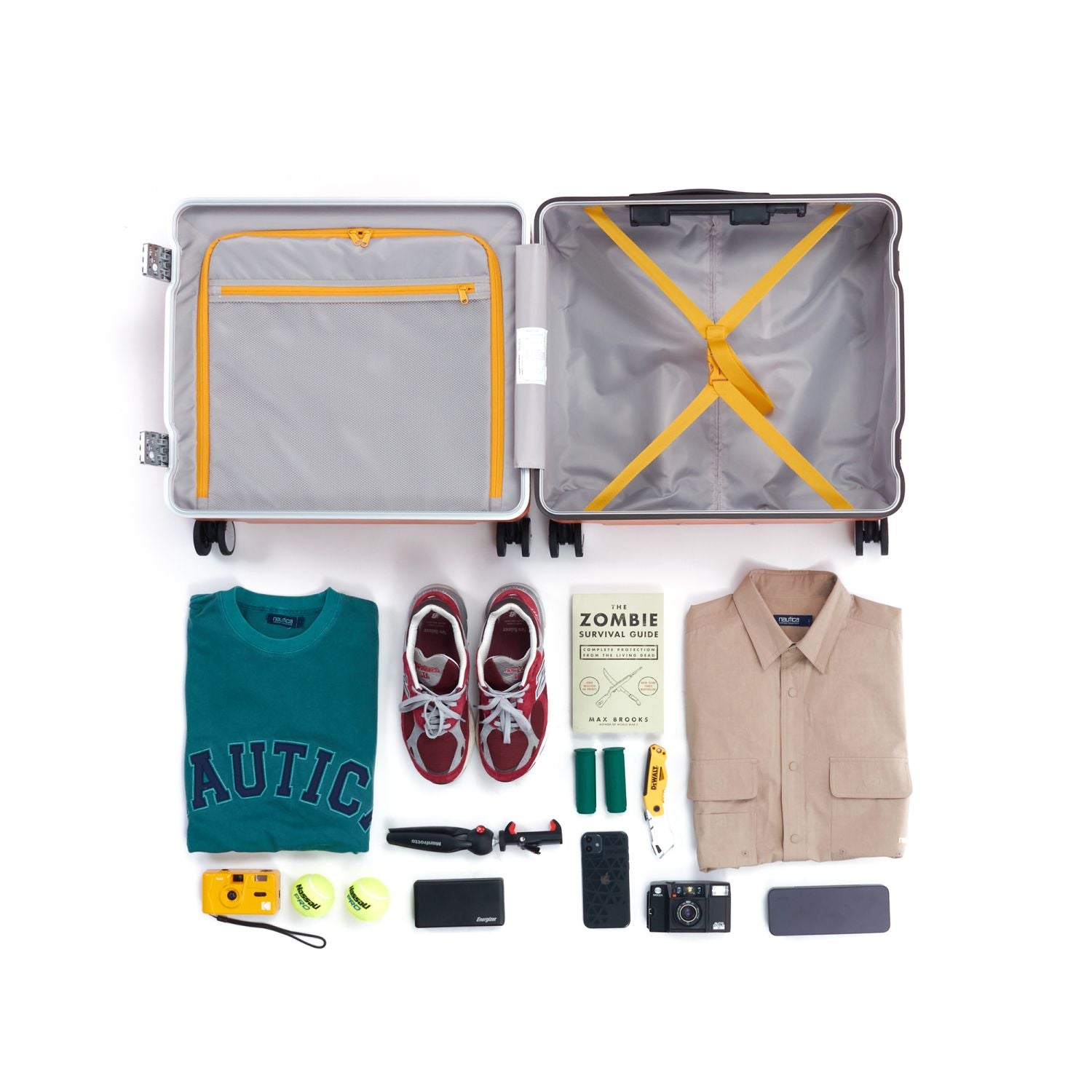 RAWROW R Trunk Frame Ep.2 84L/20'' Carry On Luggage (Smoke Blue)