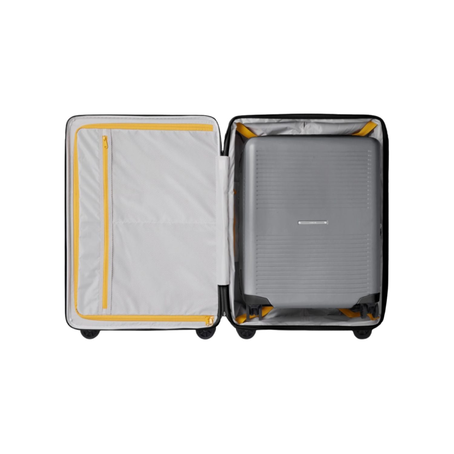 RAWROW R Trunk Lite Ep.2 37L/20'' Expandable Carry On Luggage (Silver)