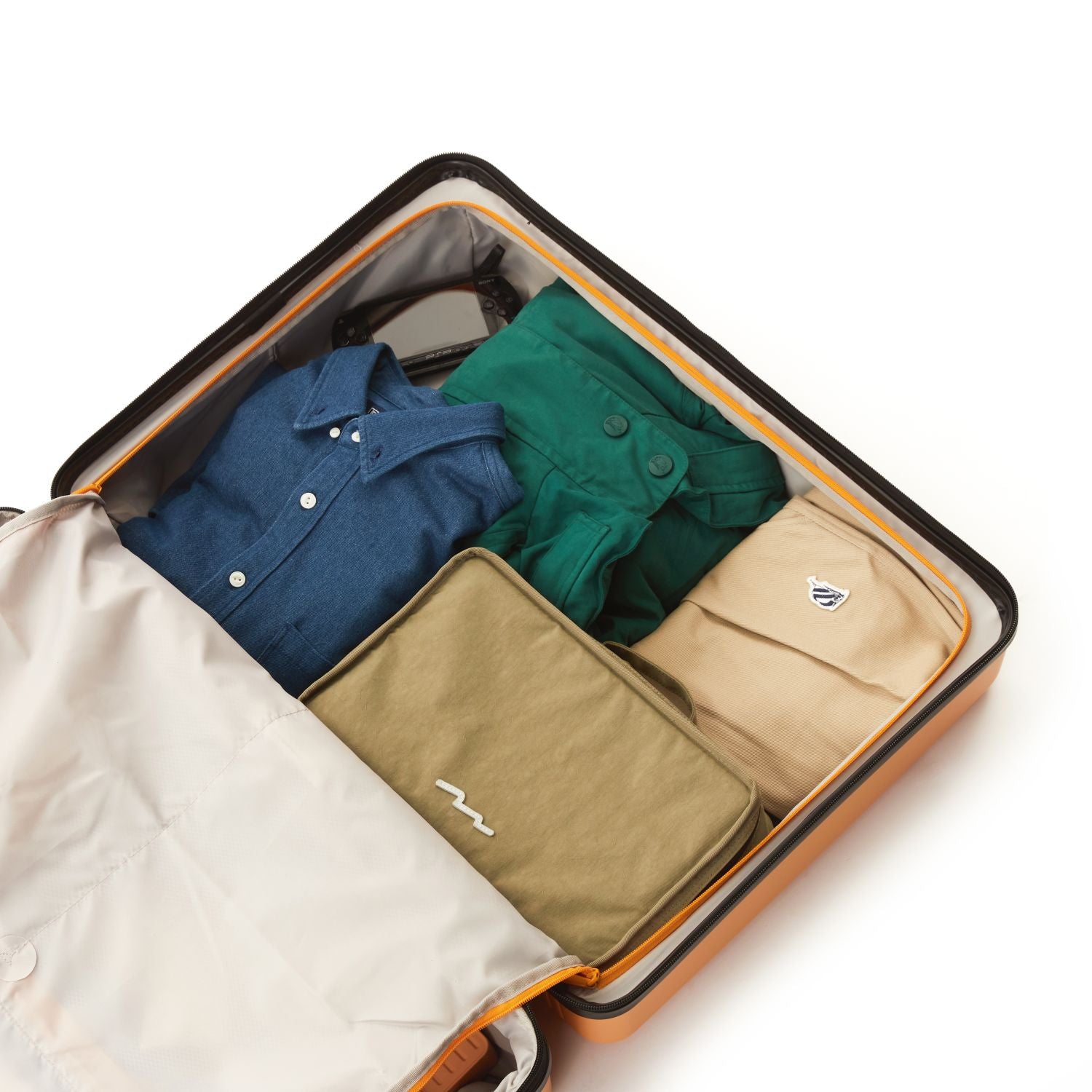 RAWROW R Trunk Lite Ep.2 72L/27'' Expandable Large Luggage (Mustard)