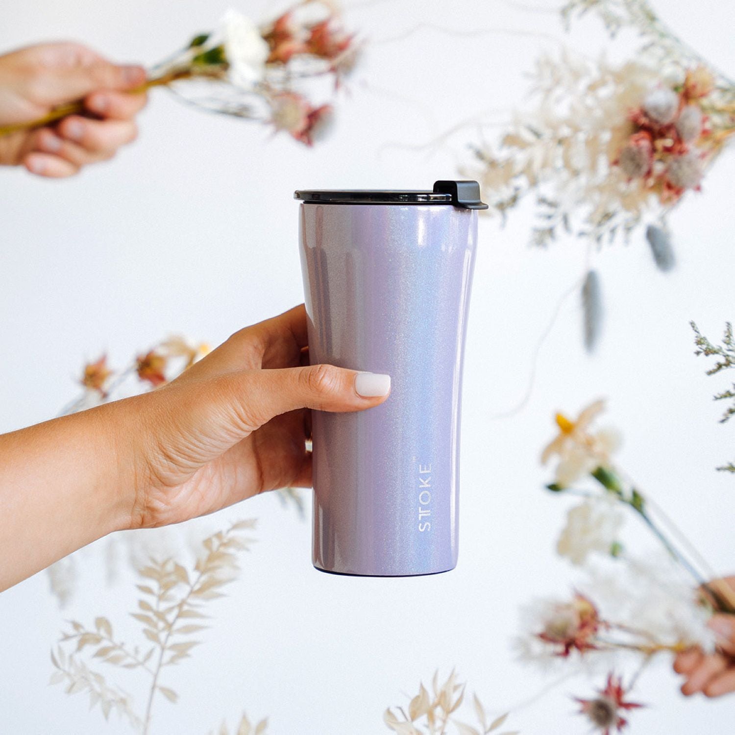 STTOKE Leakproof Ceramic Insulated Cup 12oz - Unicorn Purple