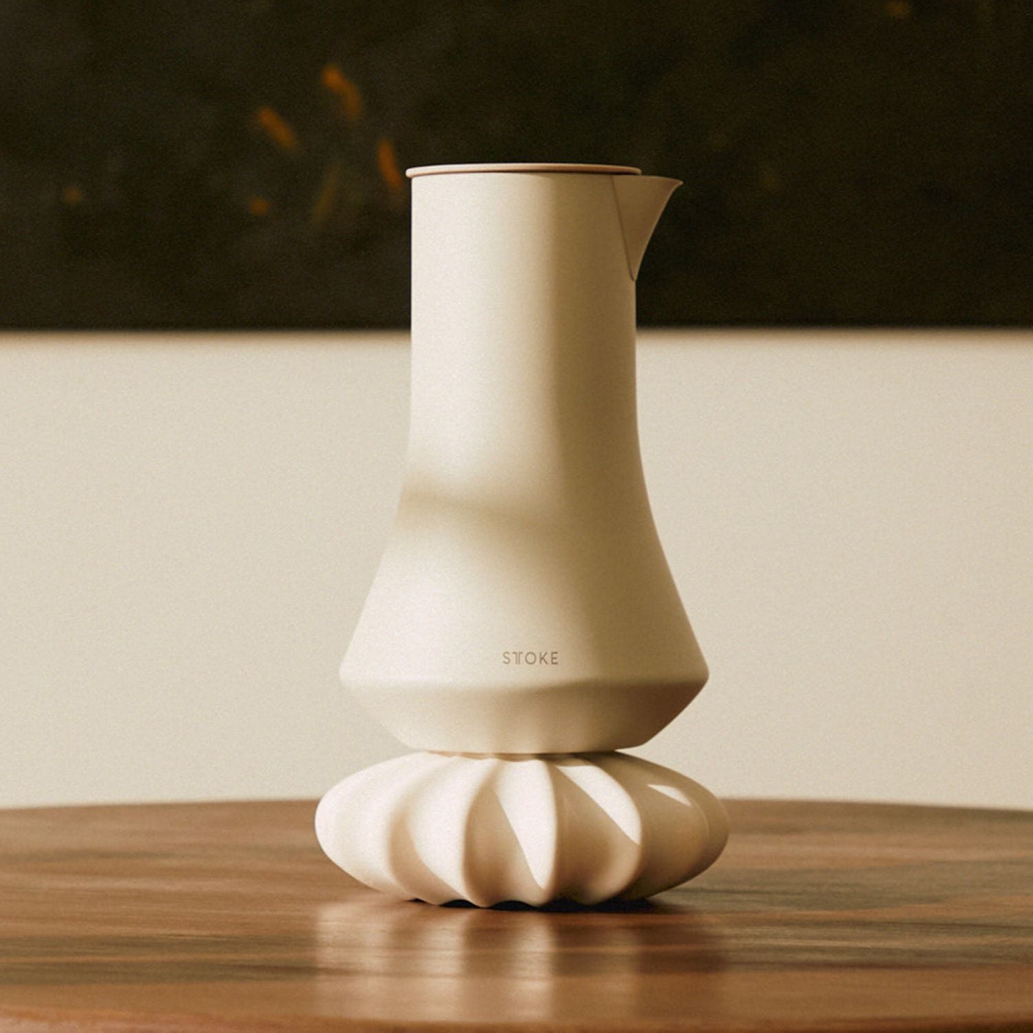 STTOKE Sharing Home Jug 20oz - Crème Beige