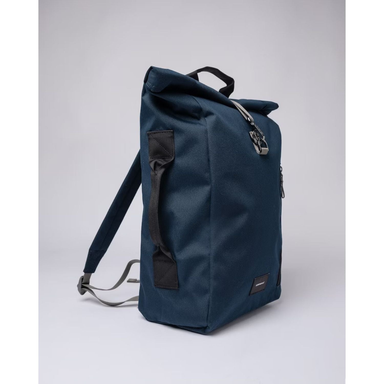 Sandqvist Dante Vegan Backpack - Navy W/ Grey Webbing