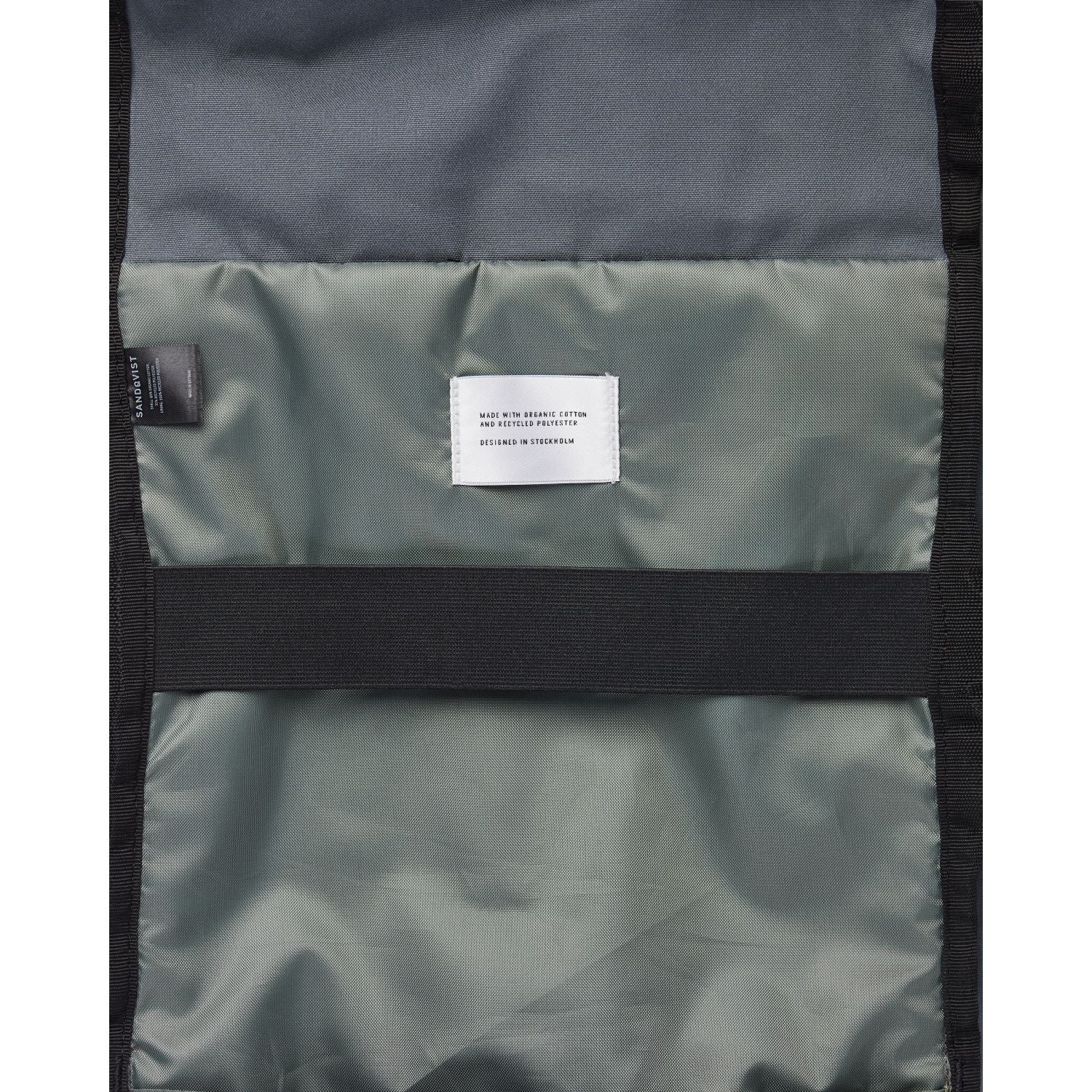 Sandqvist Kaj Backpack - Dark Slate W/ Navy Webbing