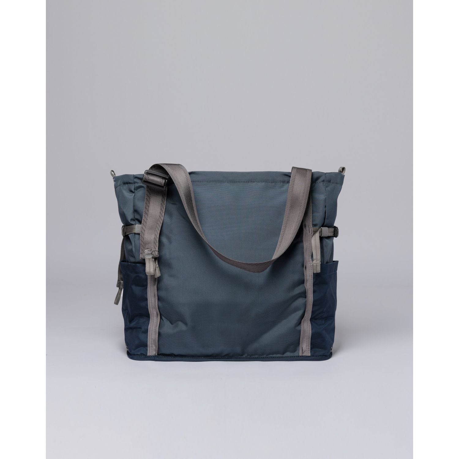 Sandqvist River Hike Tote Bag - Multi Steel Blue/Navy Blue