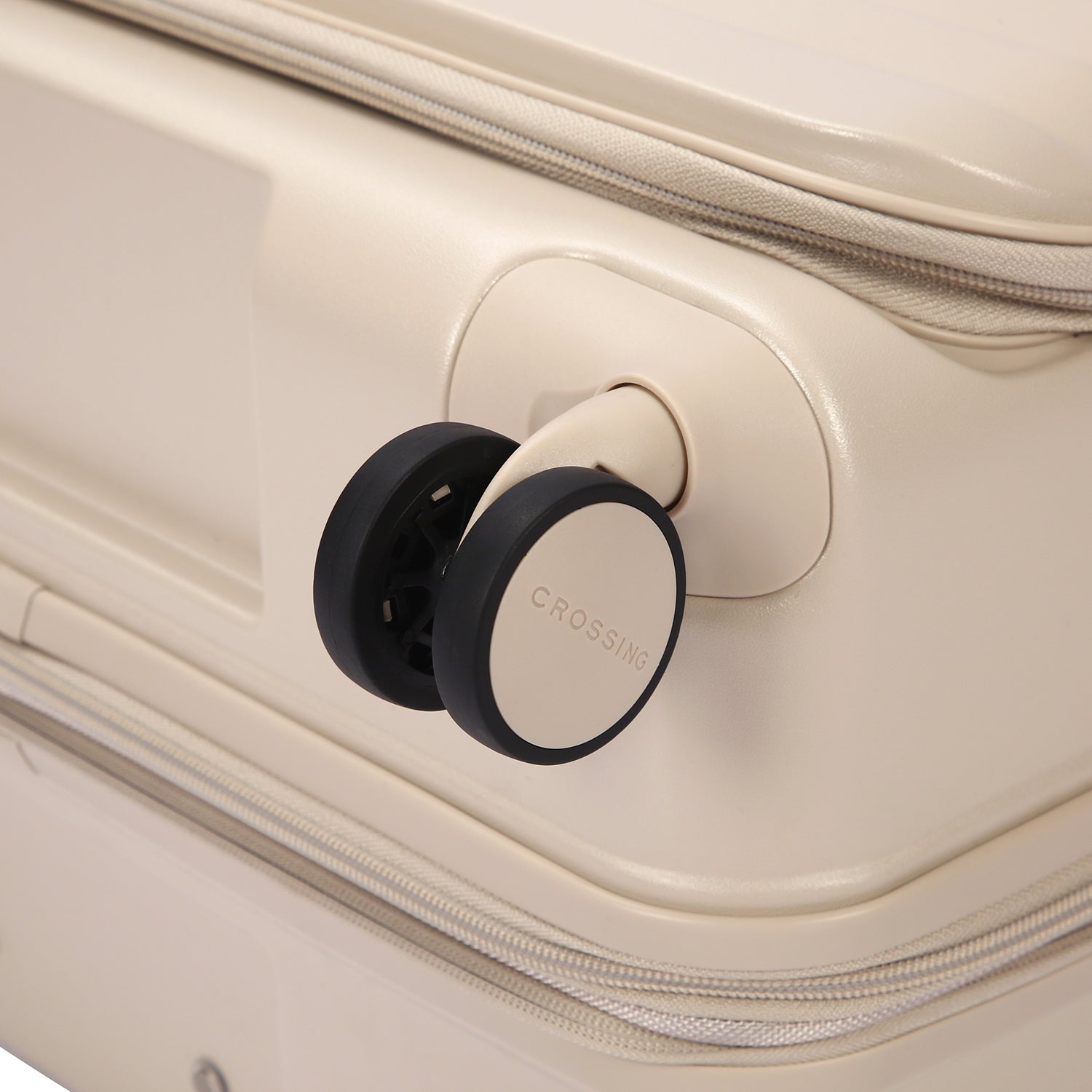 CROSSING INVI 30" Large Expandable Luggage With Front & Middle Access V3 - Sandwhite