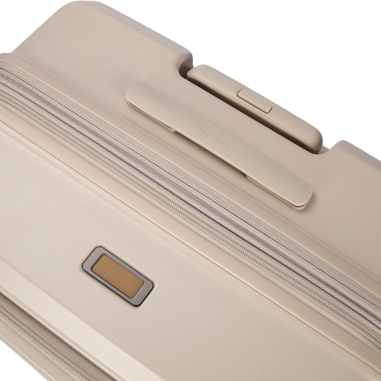 CROSSING INVI 30" Large Expandable Luggage With Front & Middle Access V3 - Sandwhite