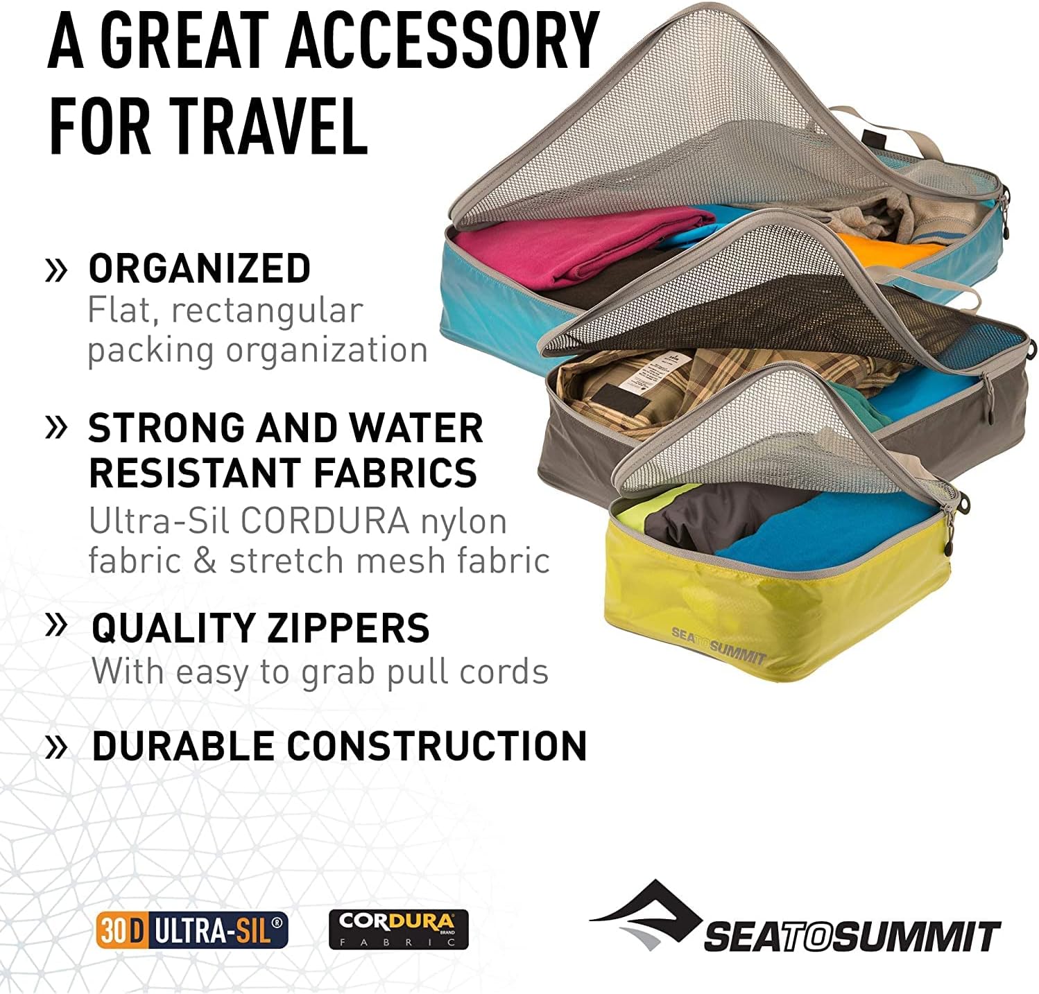 Sea To Summit Ultra-Sil Garment Mesh Bag Large (Spicy Orange)