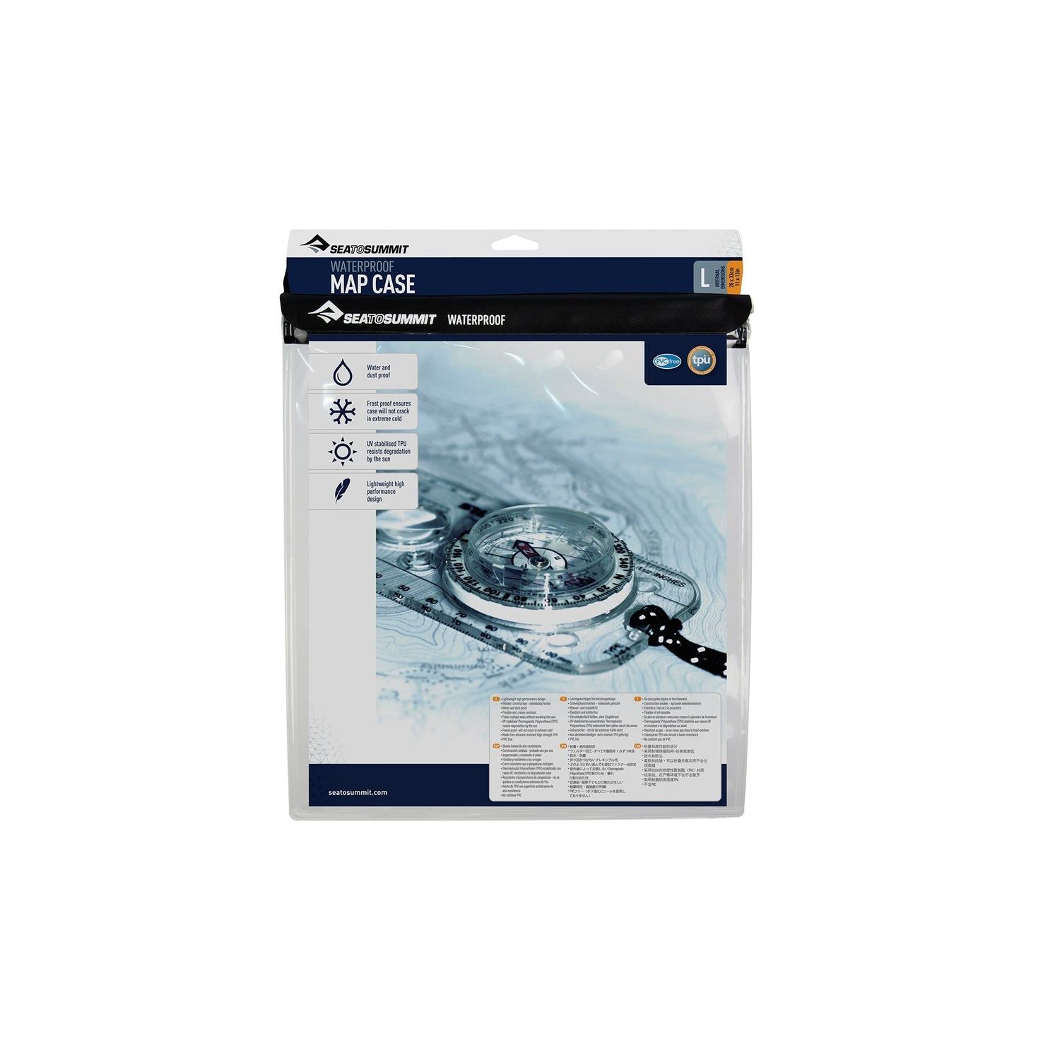 Sea To Summit Waterproof Map Case Large (Clear)