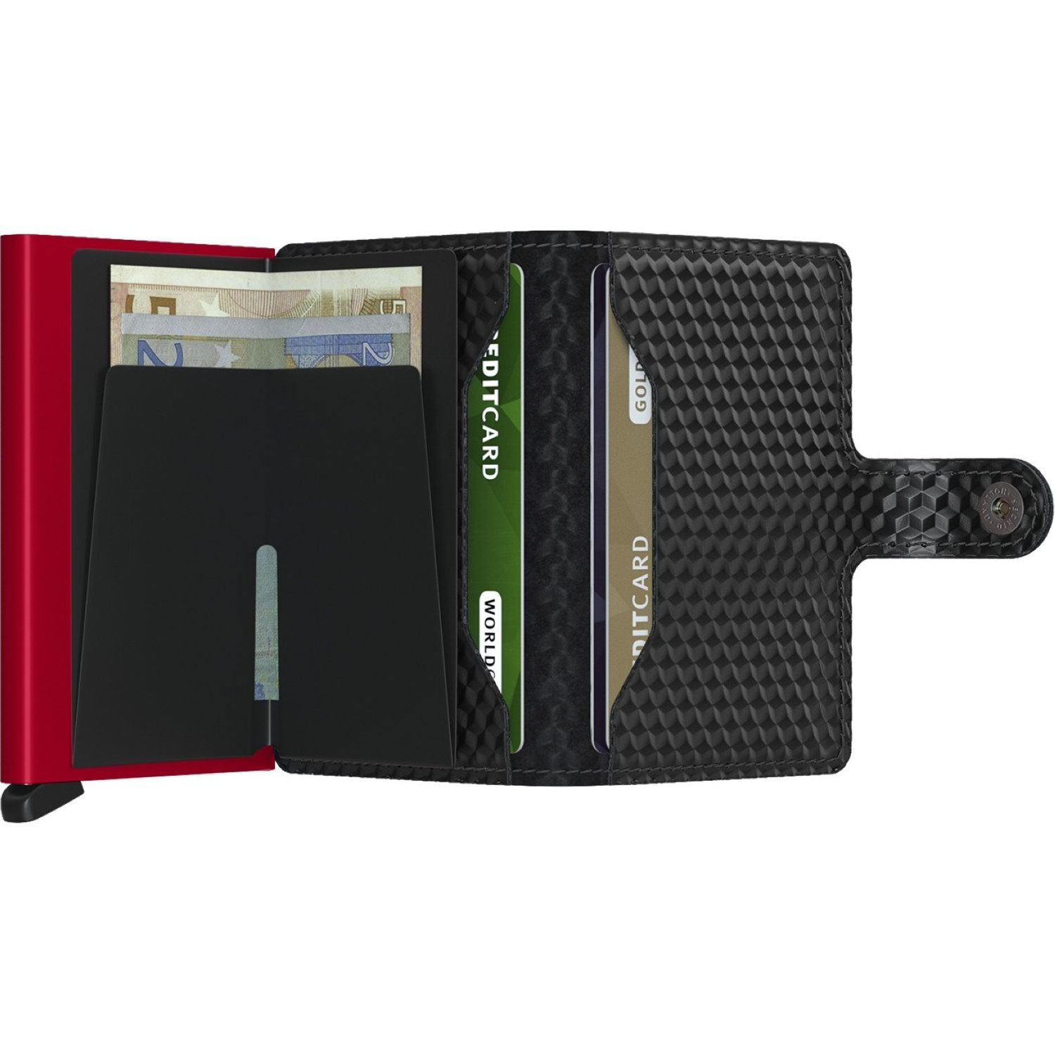 Secrid Miniwallet - Cubic Black-Red