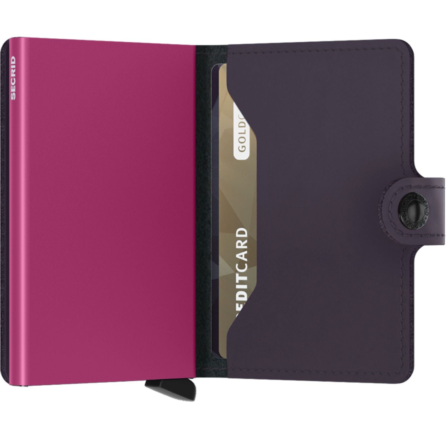 Secrid Miniwallet - Matte Dark Purple Fuchsia