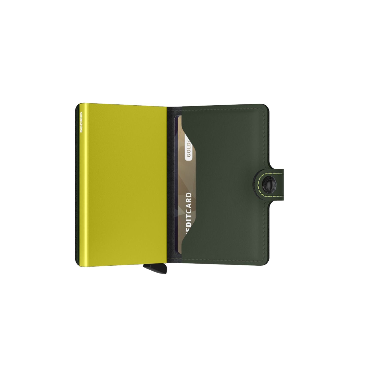 Secrid Miniwallet - Matte Green & Lime