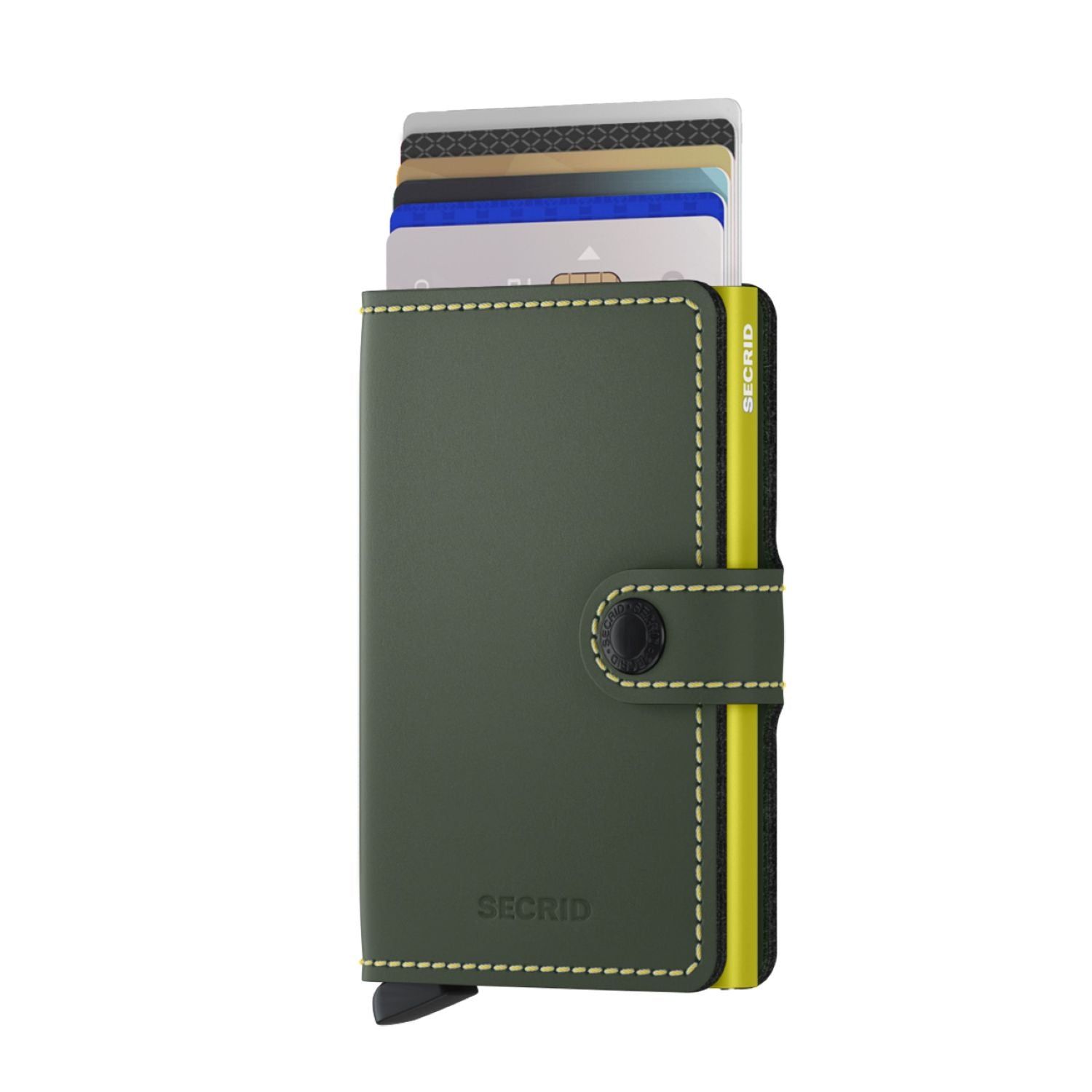 Secrid Miniwallet - Matte Green & Lime