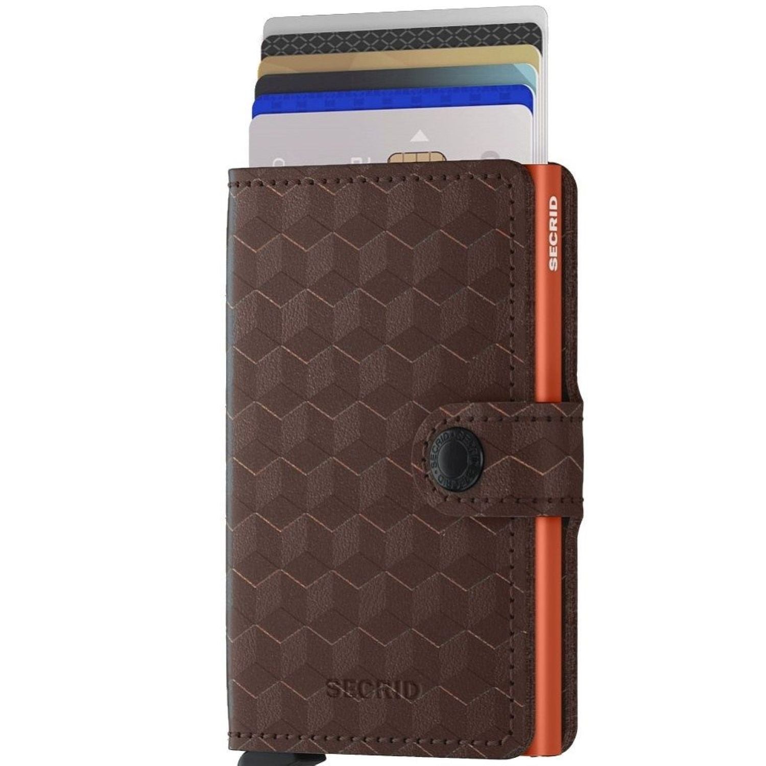 Secrid Miniwallet - Optical Brown-Orange