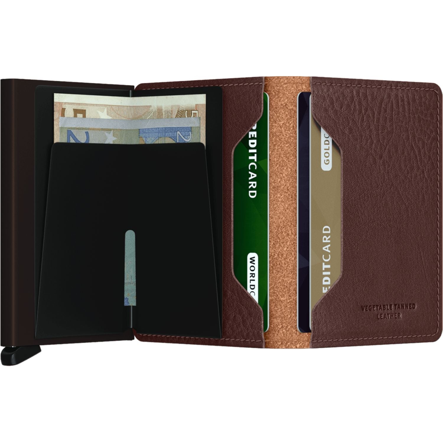 Secrid Slimwallet Veg Espresso Down