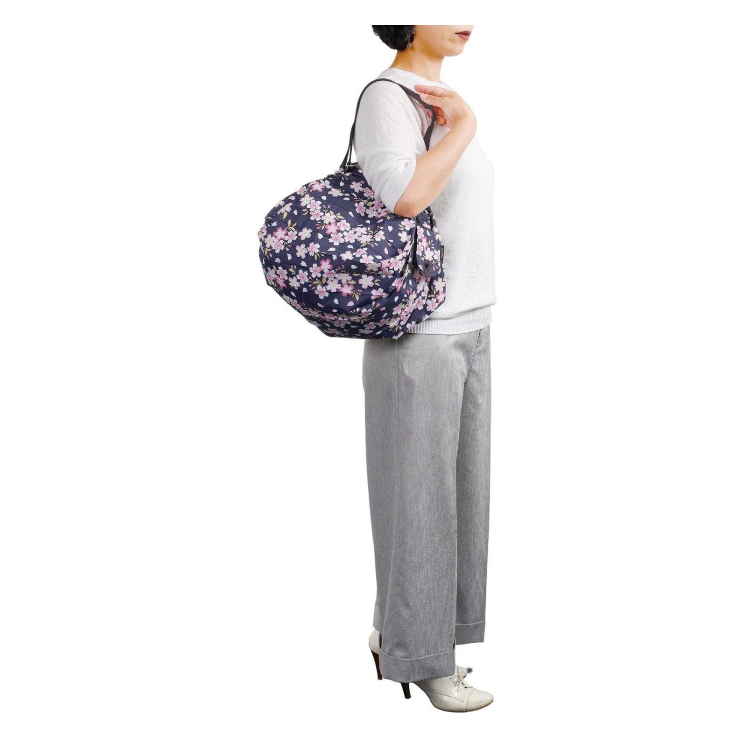 Shupatto Foldable Tote (M) - Sakura