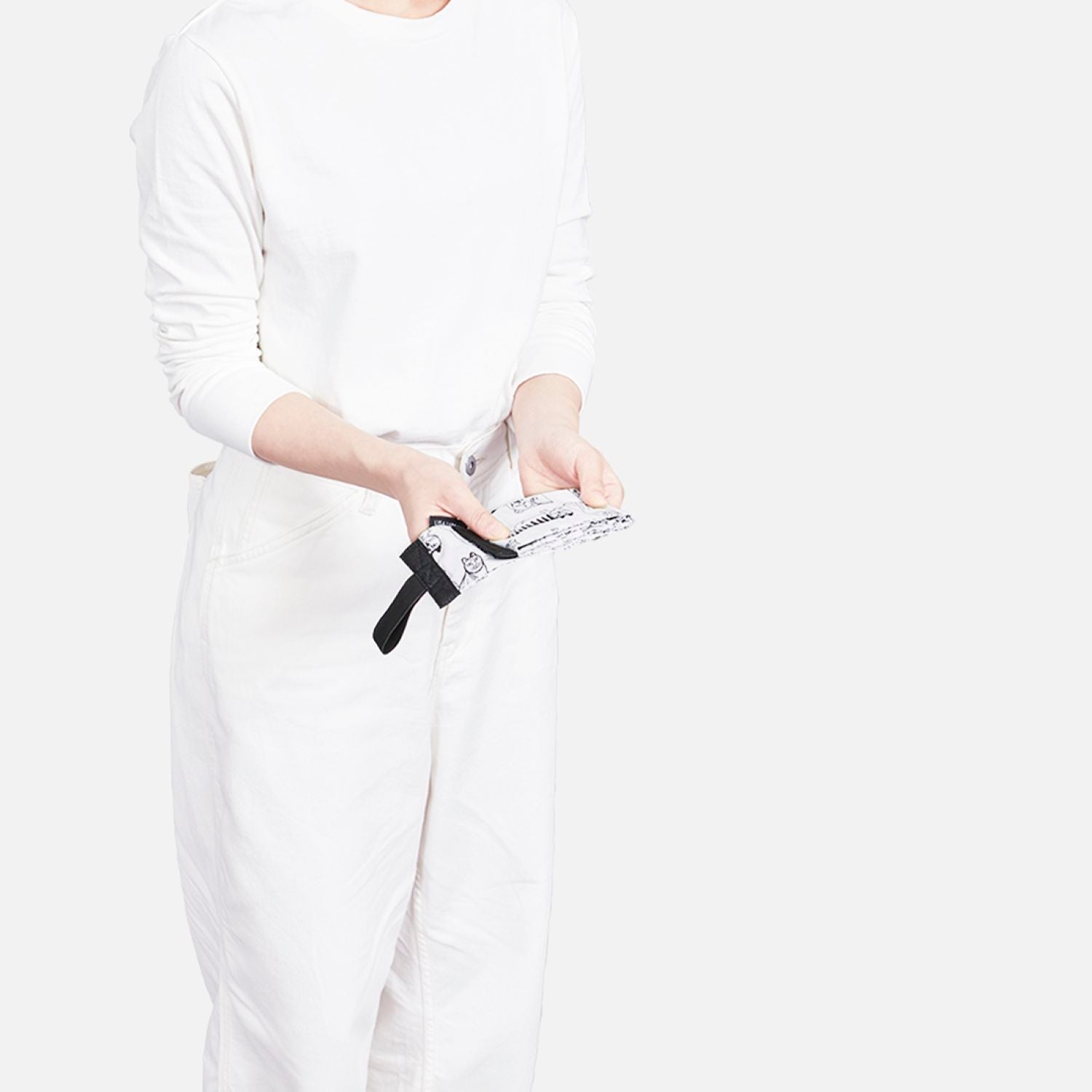 Shupatto X Lisa Larson Foldable Tote (S) - White