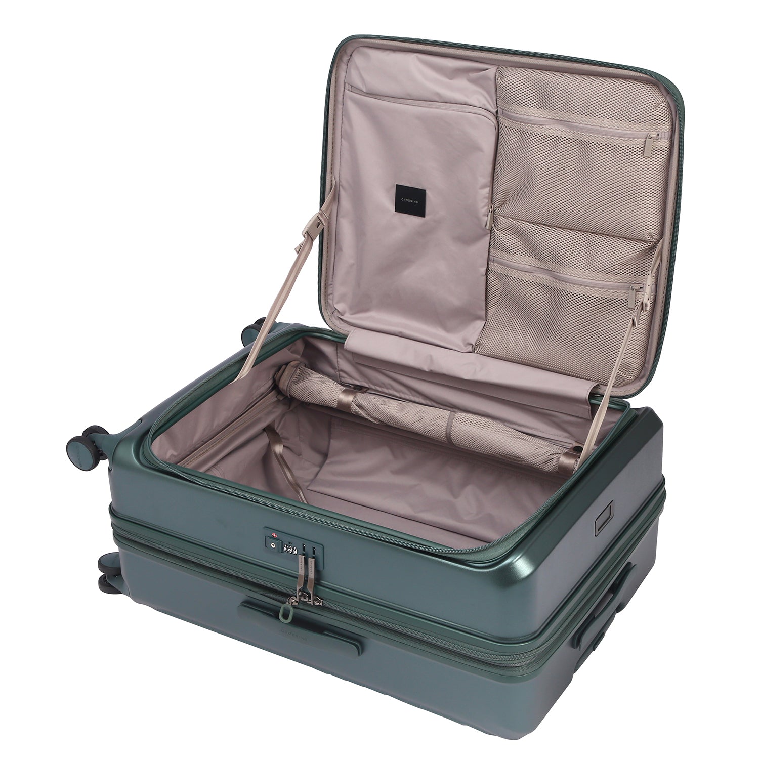 CROSSING INVI 30" Large Expandable Luggage With Front & Middle Access V3 - Squash