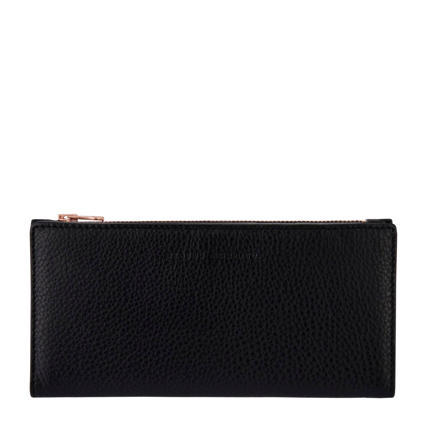 Status Anxiety In The Beginning Wallet - Black