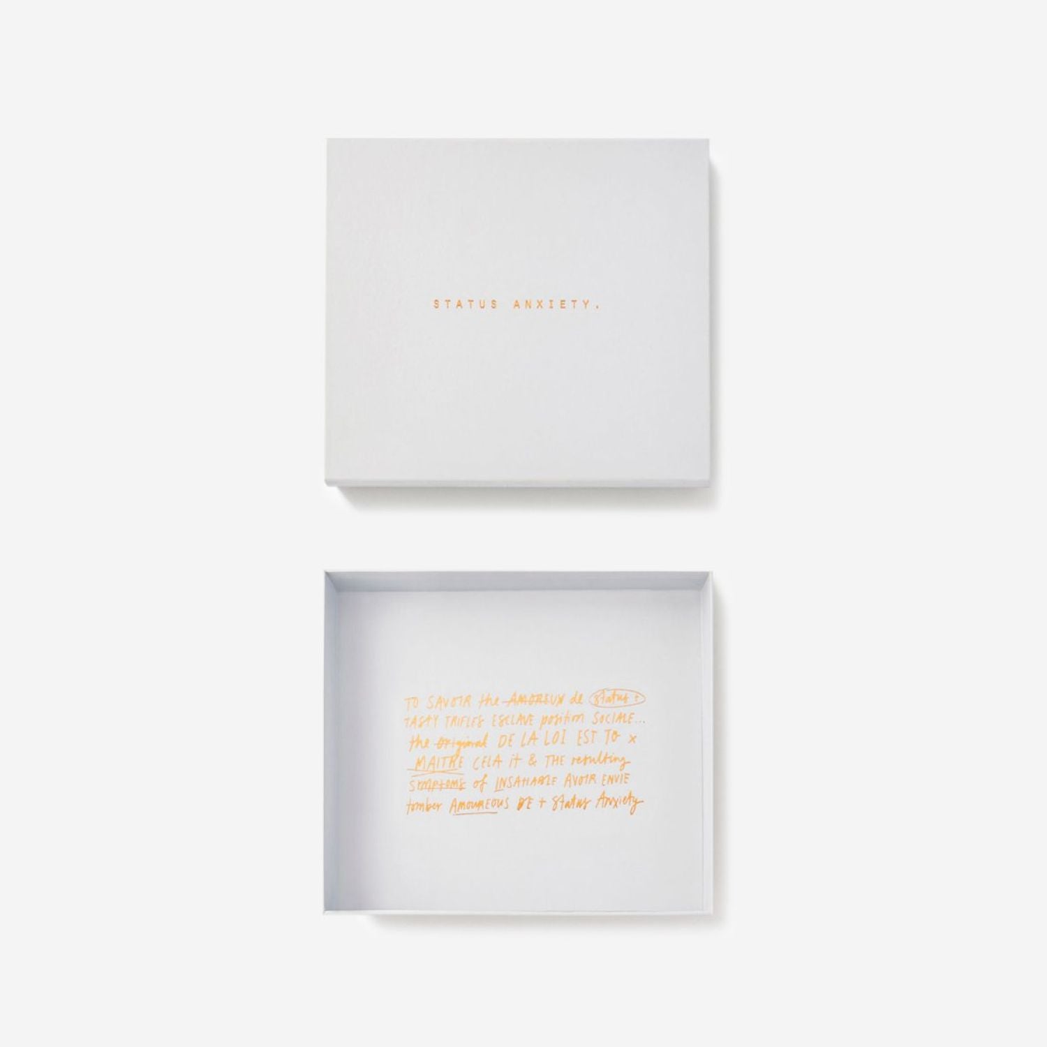 Status Anxiety Is Now Better Italian Leather Wallet - Sky