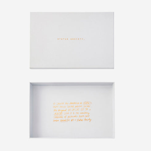 Status Anxiety Ruins Leather Wallet - Tan