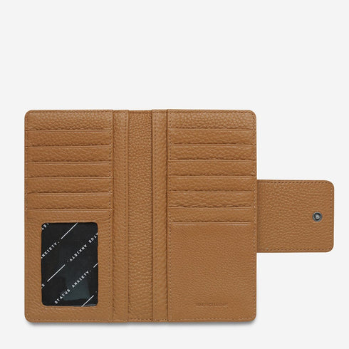 Status Anxiety Ruins Leather Wallet - Tan