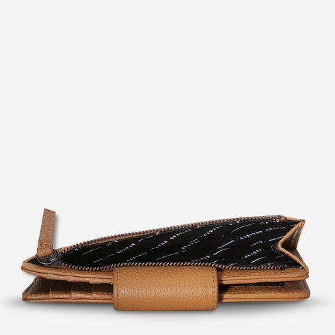 Status Anxiety Ruins Leather Wallet - Tan