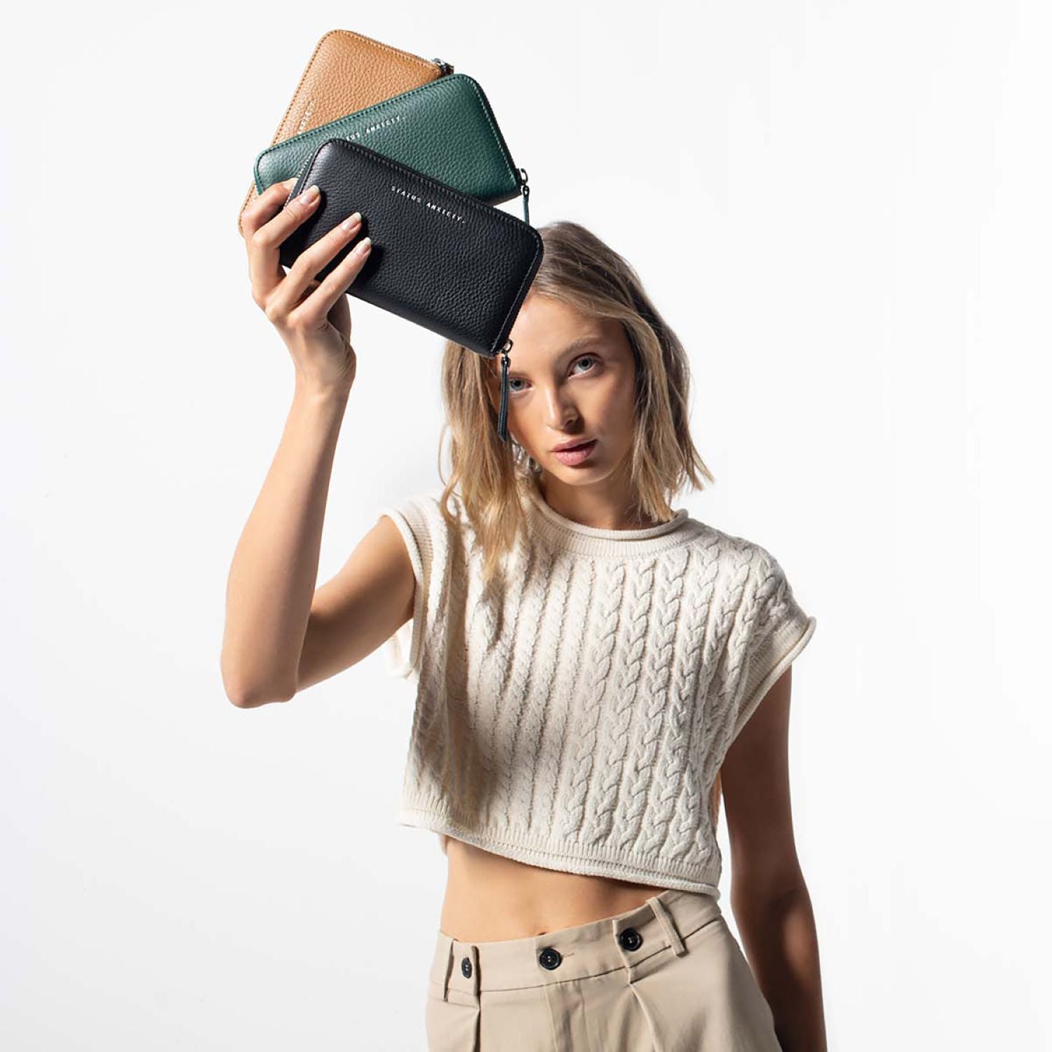 Status Anxiety Yet To Come Wallet - Black