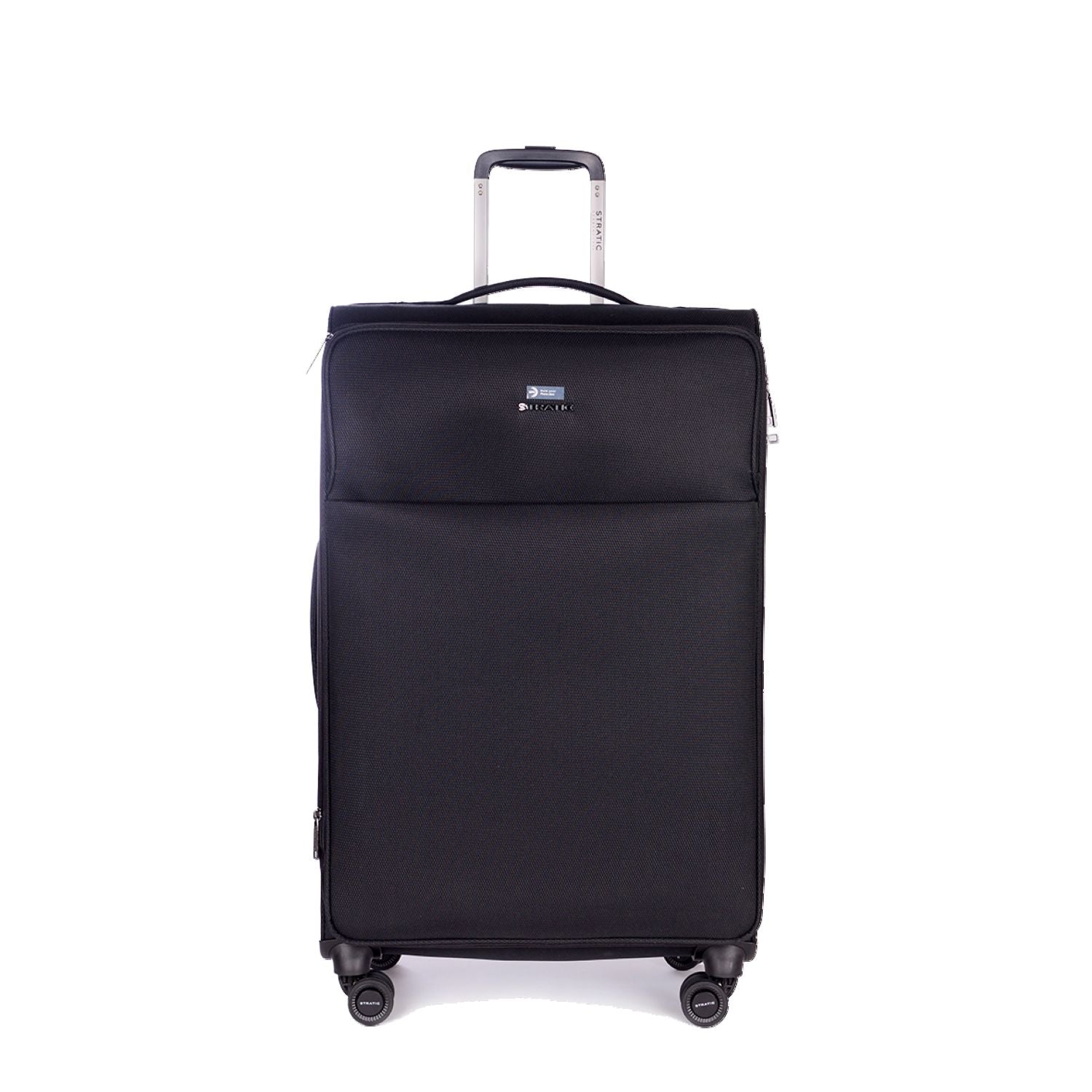Stratic Light + Suitcase L With Front Access Opening - Black