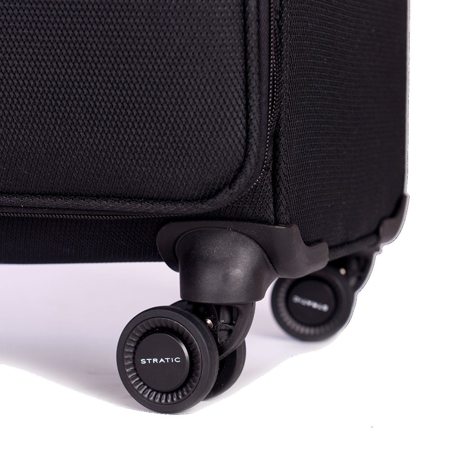 Stratic Light + Suitcase L With Front Access Opening - Black
