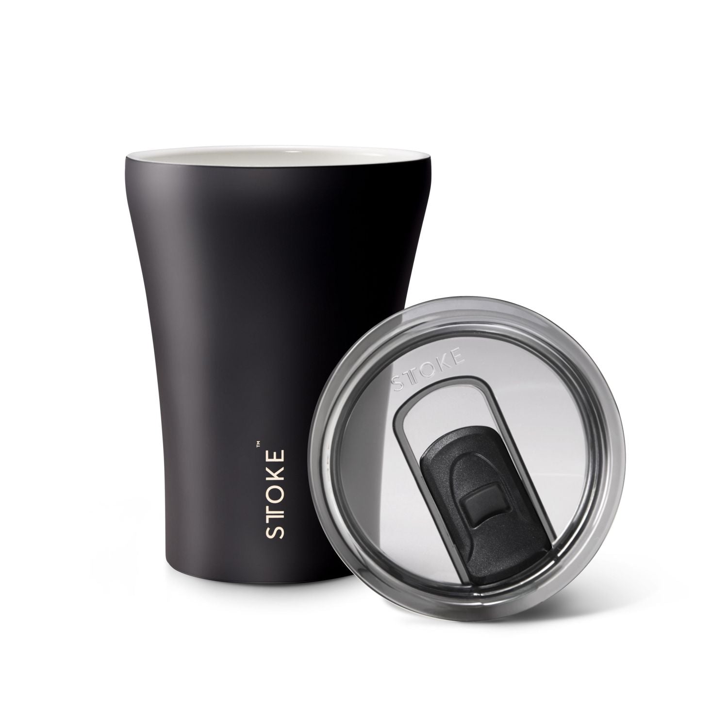 STTOKE Classic Insulated Ceramic Cup 8oz - Luxe Black